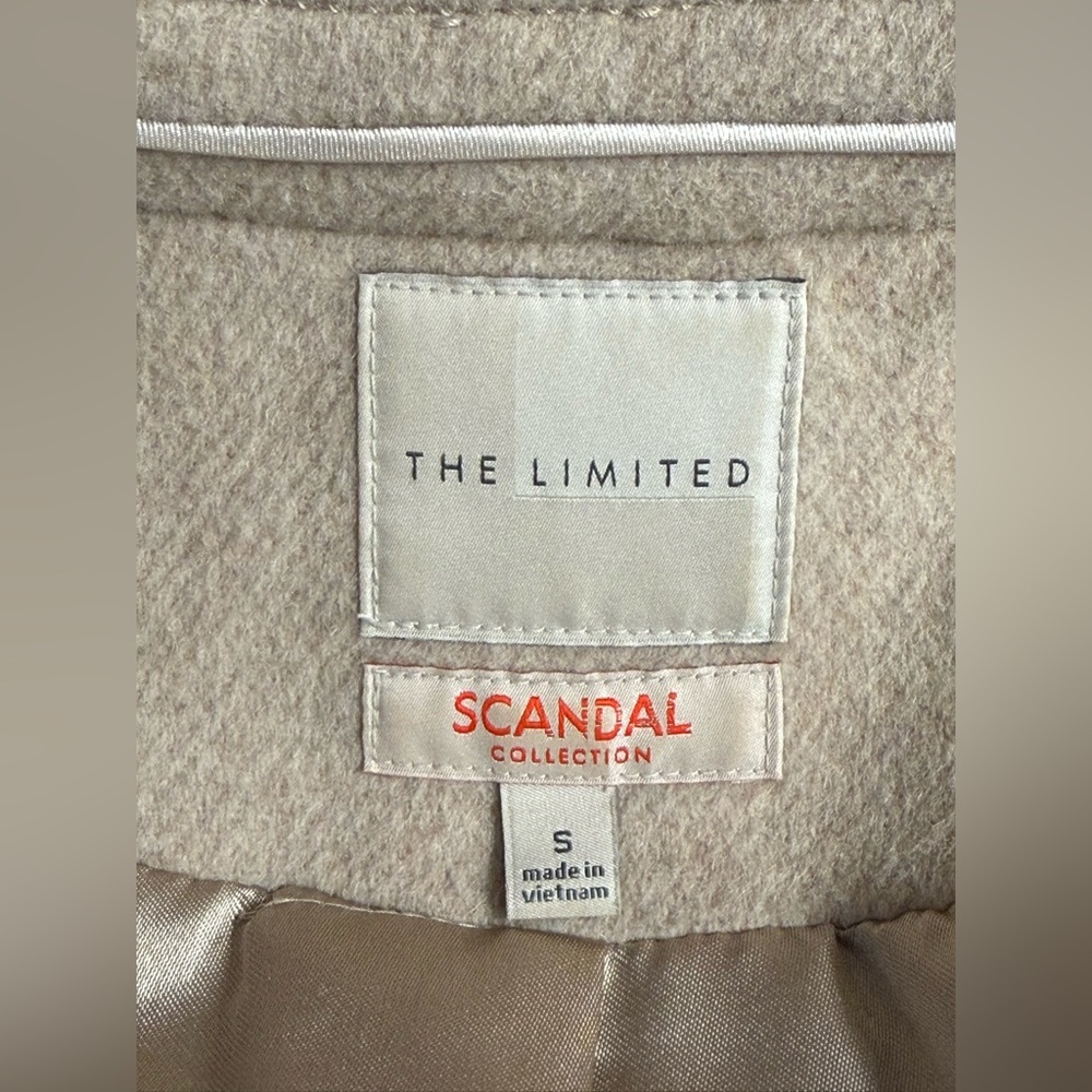 EUC Limited WRAP Tulip WOOL Coat 3/4 SLEEVE Dolman - Picture 3 of 14